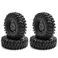 thumbnail image 1 of Pneus en Caoutchouc pour RC Crawler Pneus de Voiture RC avec Jantes de Roue Remplacement pour 1/10 Traxxas TRX-4 Axial SCX10, 1 of 5