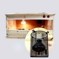 thumbnail image 2 of WESIEVYA Basking Light for Reptiles Lampshade Metal Black 1Set for Terrarium Setup, 2 of 6