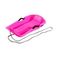 thumbnail image 2 of koolsoo Luge sur Neige Robuste avec Corde de Traction Multifonctionnelle avec Frein Luge de Descente Rose, 2 of 9