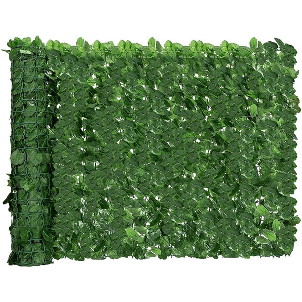 VIVOSUN 98" x 39" Artificial Outdoor Faux Ivy Hedge Fence/Ivy Privacy