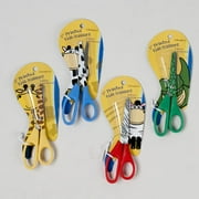 SCISSORS KIDS 4AST ANIMAL PRINTS 5IN STAINLESS BLADE, Case Pack of 48