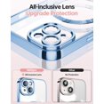 thumbnail image 4 of Fashion Transparent Magnetic Wireless Charging Case For Magsafe For iPhone 14 Plus 13 12 11 Pro Max Plating Soft Silicone Cover, 4 of 5