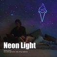 thumbnail image 4 of SHANJIA LED Neon Light Sign, Ice Cream Neon LightsLed Neon Light Ice Cream Neon Signs for Wall Decor USB Or Battery Powered for Home, Party, Children (Blue), 4 of 5