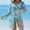 006Blue, variant on Women's Bikini Swimsuits Sexy 3 Piece Hawaiian Bathing Suits Tummy Control Straps Swimsuits Beach Kimono Cardigans