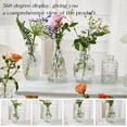 thumbnail image 4 of Set de jarrones Bud Glass Ulodimi, cristal vintage transparente (20 unidades), 4 of 7