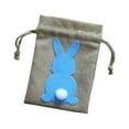 thumbnail image 2 of Bolsa de Yute con Cordón para Decoración de Pascua, 14 X 10 Cm, Perfecta para Celebraciones, 2 of 9