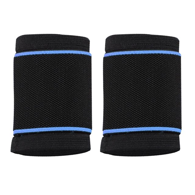 Muñequeras Hukapapa para fitness | Muñequera Prevención Dolores de muñeca, esguinces, lesiones deportivasNegro y azul
