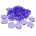 thumbnail image 4 of 100pcs fichas de póker monedas casino suministro familia juegos accs púrpura SM SunniMix 100 piezas de fichas de póker, 4 of 6