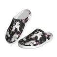 thumbnail image 2 of KLL Cute Poodle Dog Pattern Adult Unisex Cozy Slippers,Fuzzy Slip-on Slippers TPR Sole Slippers Comfort Plush Home Footwear for Indoor & Outdoor-13, 2 of 7