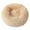 Khaki, variant on 24 Inch Round Pet Bed for Cats and Small Dogs, Fluffy Donut Dog Bed with Machine Washable Cover, Calming Cozy Anti-Slip Pet Mat