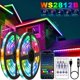 thumbnail image 2 of Tira de luces LED con Bluetooth WS2812B, cinta de diodo Flexible RGBIC, lámpara de neón RGB5050, retroiluminación de TV, decoración luminosa para dormitorio, 2 of 4