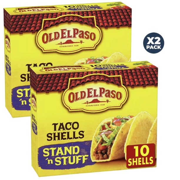 Old El Paso Gluten Free Stand 'n Stuff Yellow Corn Taco Shells 4.7oz