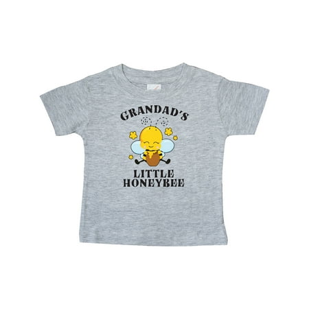 

Inktastic Cute Bee Grandad s Little Honeybee with Stars Gift Baby Boy or Baby Girl T-Shirt