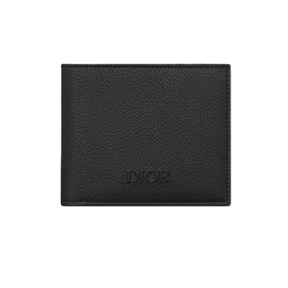 Dior Privé Bifold Wallet Black Dior Icons Calfskin