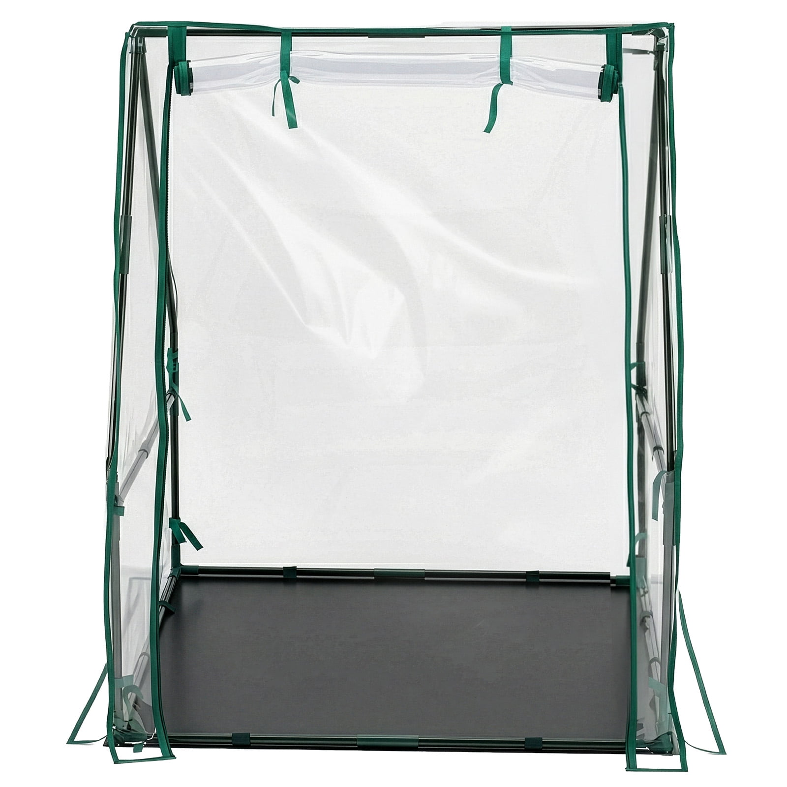 Mini Greenhouse 36×36×42 Inch, Portable Plant Green House with Waterproof PE Cover & Powder-Coated Steel Frame, Zippered Roll-Up Door for Indoor Outdoor Patio Garden Backyard