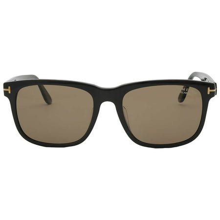 Tom Ford Stephenson Polarized Brown Square Men's Sunglasses FT0775 01H 56