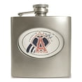 thumbnail image 1 of Mlb L.A. Angels Stainless Steel 6Oz Hip Flask Designer Jewelry by Sweet Pea, 1 of 1