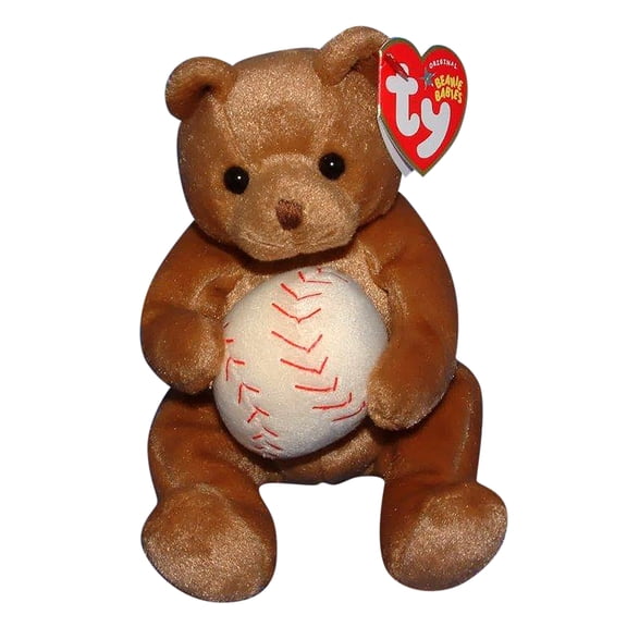 Ty Beanie Baby: Shortstop the Bear | Stuffed Animal | MWMT
