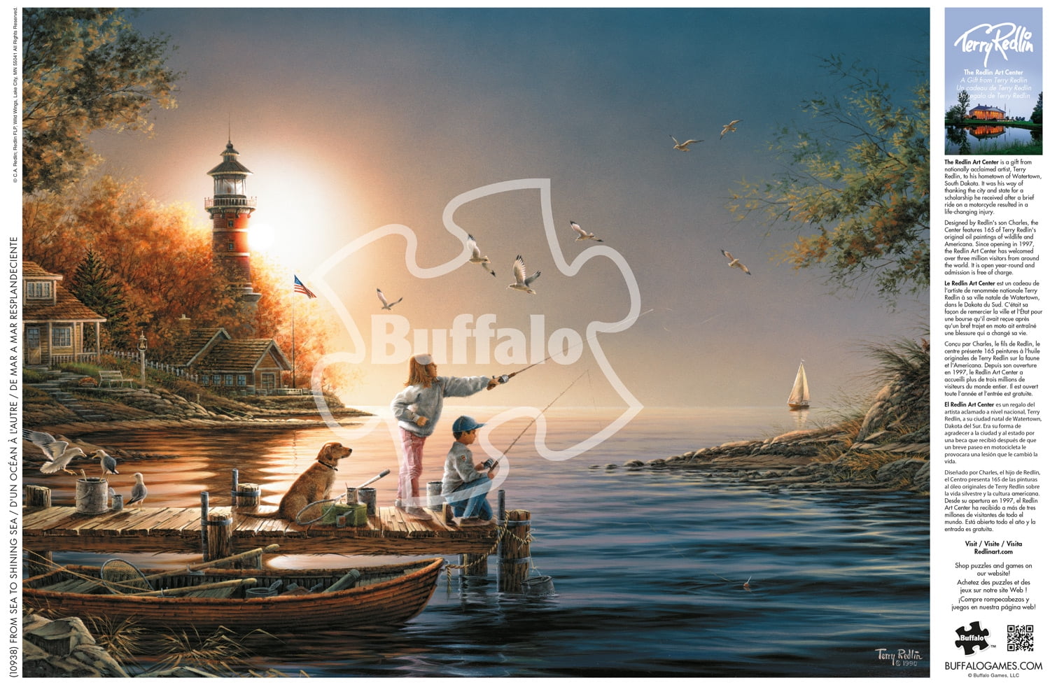 Buffalo Games From Sea to Shining Sea 1000-Piece Interlocking Jigsaw Puzzle for Adults Ages 14-99 Years