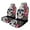style-1, variant on Halloween Colored Skull Car Seat Covers,Universal Auto Front Seats Protector Fits for Car,SUV Sedan,Truck