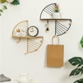 thumbnail image 4 of tredstone Wall Mount Storage Rack Home Supplies Iron Simple Living Room Kitchen Multipurpose Display Stand Wall-mounted Holder Black, 4 of 9
