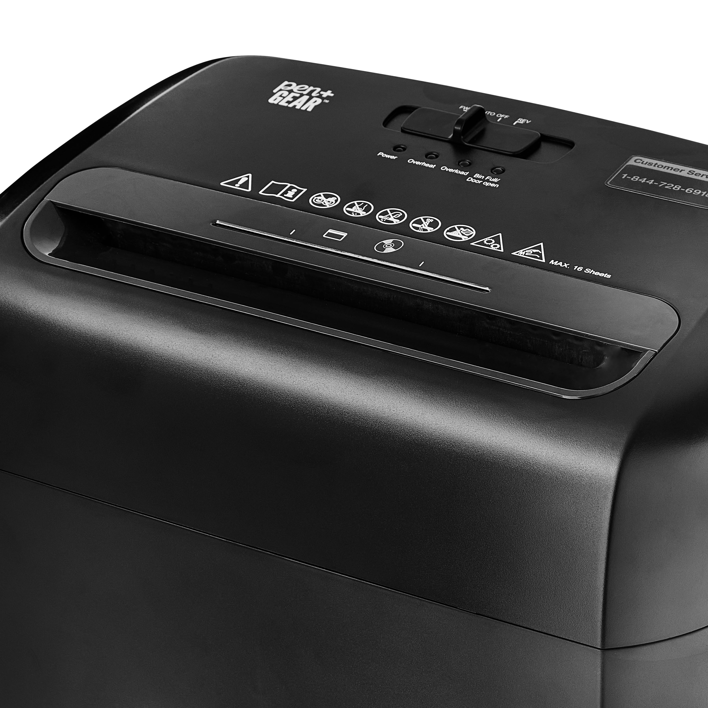 Pen+Gear 16-Sheet Cross-Cut Shredder with 5.3 Gallon Bin photo 4