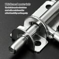 thumbnail image 4 of mmirethe 2piece Drawer Latch With High Impact And Pressure Resistance Life Solid Bold Insert Core To Improve A-style Silver, 4 of 6