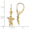 thumbnail image 2 of FJC Finejewelers 14k Yellow Gold Angel Leverback Earrings, 2 of 5