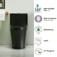 thumbnail image 6 of Alvantor One-Piece Toilet, 1.1/1.6 GPF Powerful Dual Flush Elongated Toilet, Button on Tank top, Soft Closing Seat Gray, 6 of 10