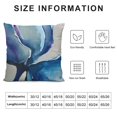 thumbnail image 5 of Qinduosi Whale Inch Pillow Case Ocean Animal Watercolor Decorative Throw Pillow Cover Square Cushion Linen Canvas for Women Men Blue Purple, 5 of 5