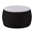 thumbnail image 4 of Round Ottoman with Storage, Circular Coffee Table Removable Top Table For Living Room Bedroom Dining Room, 4 of 7