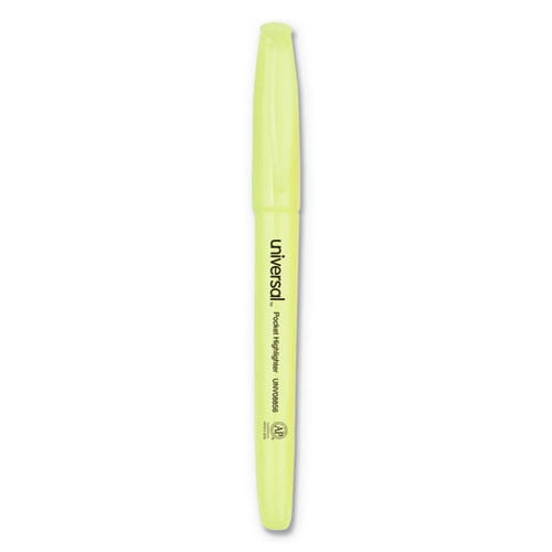 Chisel Tip Pocket Highlighter Value Pack - Yellow (36/Pack)