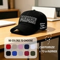 thumbnail image 6 of AURORADY Unisex Retro Leopard Print Trucker Hat Contrast Brim Baseball Cap Adjustable Summer Sun Hat for Outdoor Sports, 6 of 7