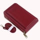 thumbnail image 5 of Bolso De Hombro Bolso bandolera de PU antirrobo para mujer para el ocio diario (rojo vino), 5 of 5