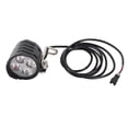 thumbnail image 2 of Luz Delantera LED, Fácil De Conectar Faro De Bicicleta Eléctrica De 1,6 M/5,2 Pies 4 Cuentas De Luz De 12 W Con Bocina Para 36 V Para 52 V, 2 of 7