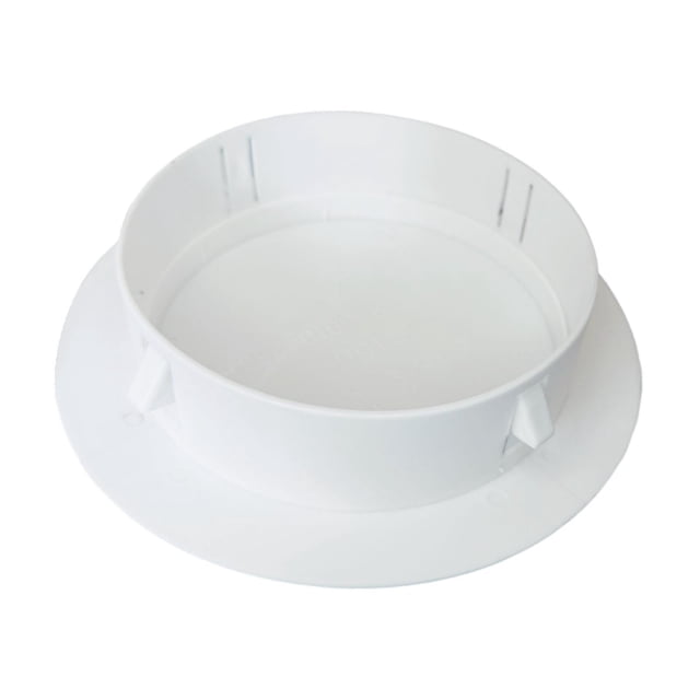 Placa de cubierta para orificio de techo, moldura para orificio de luz descendente, redonda, ligera, compacta, resistente, blanca, para aberturas de Hoyo 156 a 190