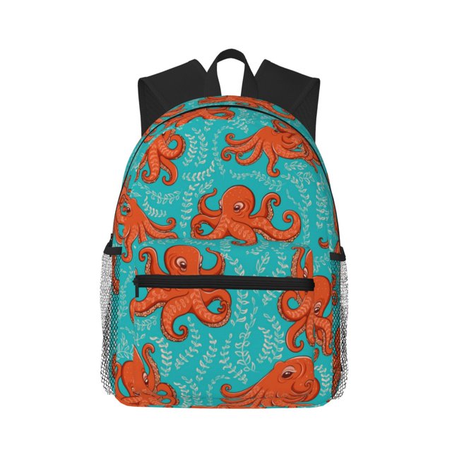 Easygdp Fun Octopus Mochila Casual para Portátil, Mochila para Escuela, Viajes, Negocios