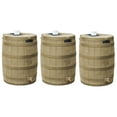 thumbnail image 1 of Good Ideas Rain Wizard 50 Gallon Plastic Barrel Water Collector, (3 Pack), 1 of 7