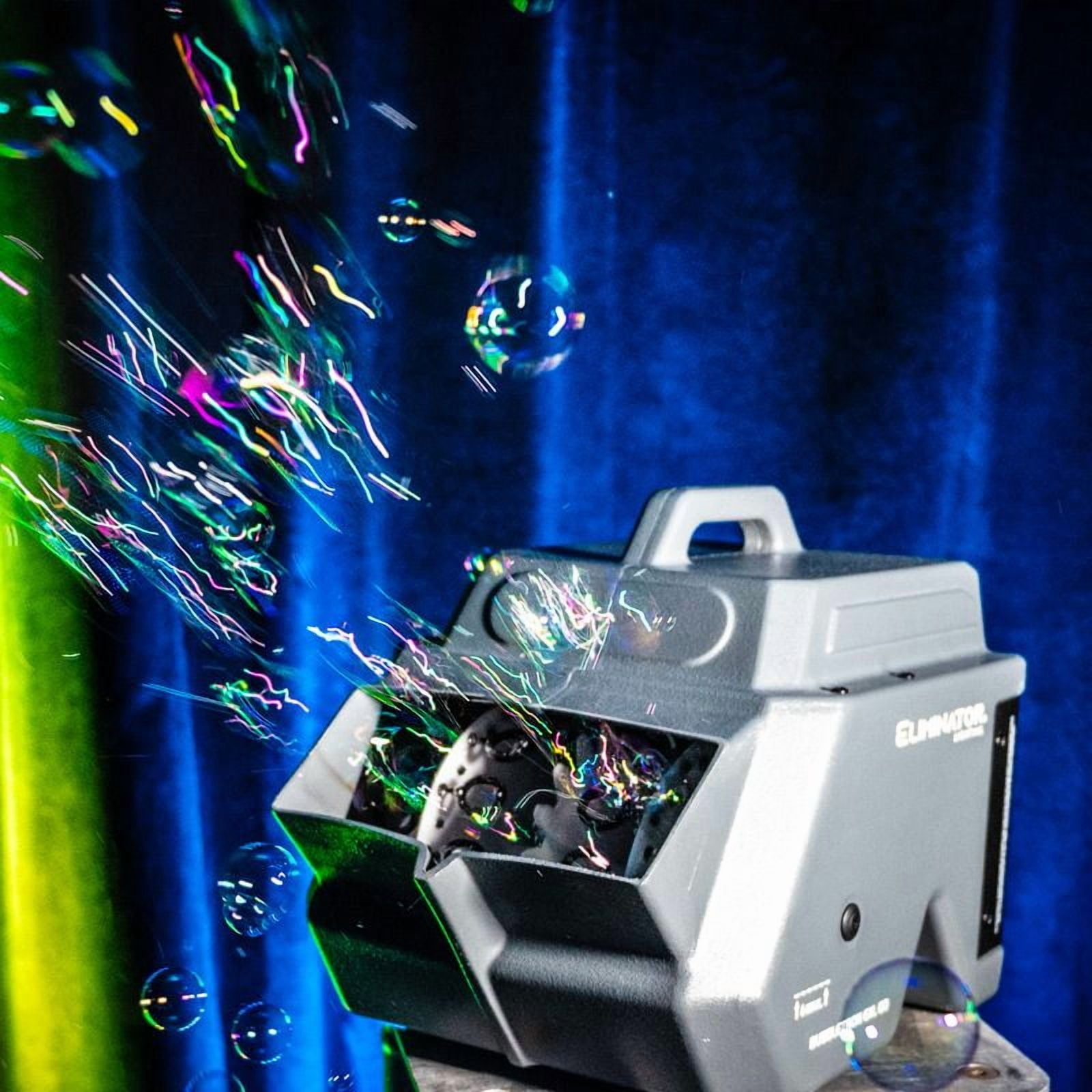 Eliminator Lighting Bubbletron EXL GO | Battery Powered Bubble Machine (BUB400)