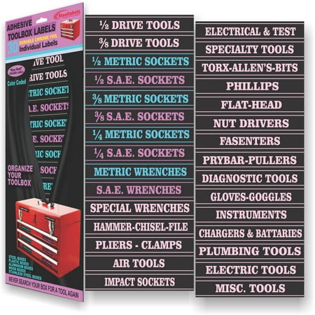 Steellabels - Tool Box Labels 