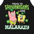 thumbnail image 3 of SpongeBob SquarePants - Prone To Shenanigans And Malarkey - Men's Jersey Tank Top, 3 of 6