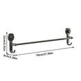 thumbnail image 3 of Towel Rack Suction Cup, Wall Mounted Towel Holder, Punch-free Bathroom Shelf, Waterproof, Durable, Modern Design, for Home Bathroom Use, Space-Saving, Easy Installation, Bathroom Organizer, UKHBMC, 3 of 9
