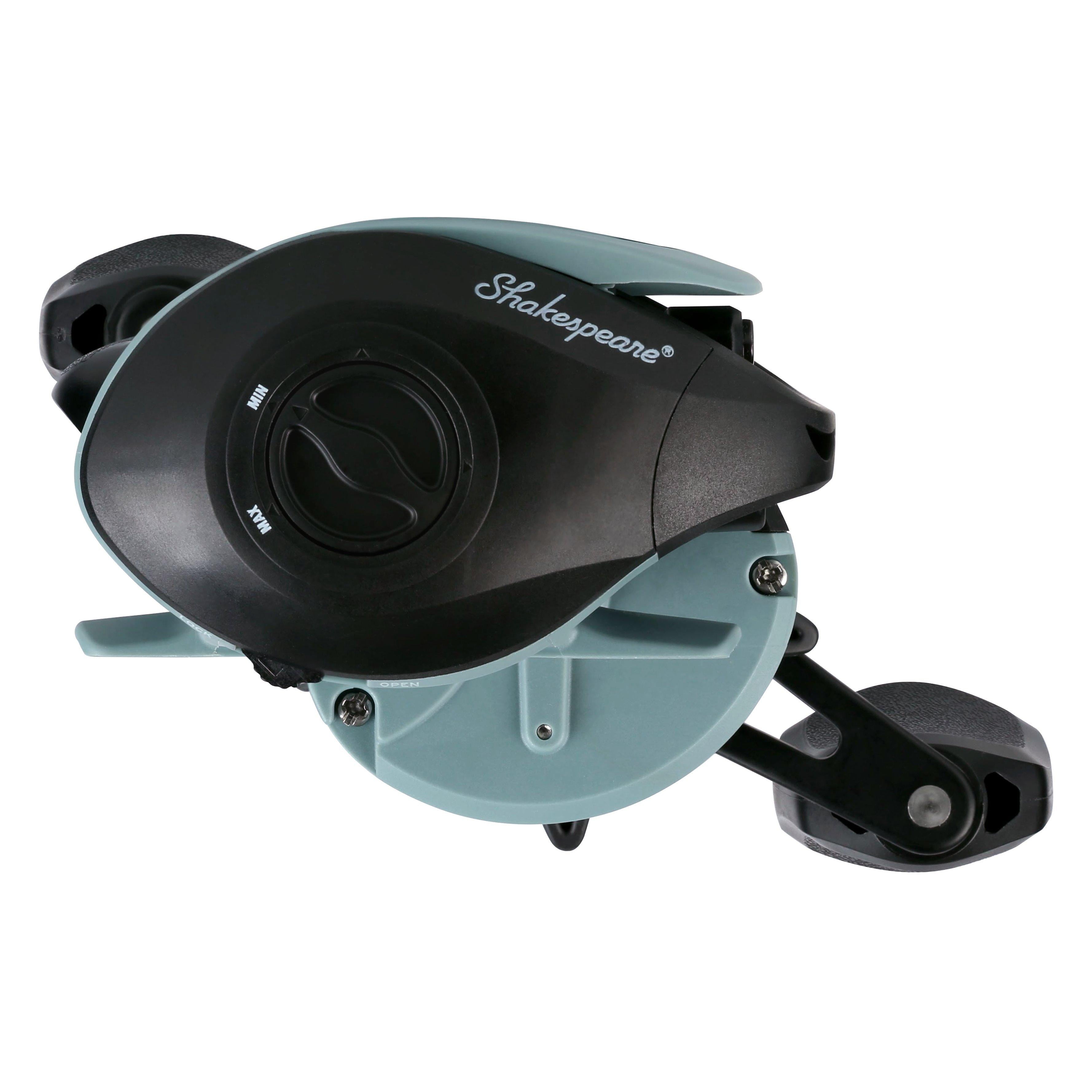 Shakespeare Excursion Low Profile Baitcast Fishing Reel, Left-Handed