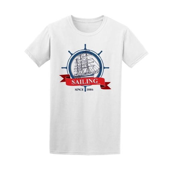 Nautical Sailing Club Tee Men's -Image by Shutterstock