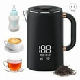 thumbnail image 2 of Electric Kettle Suitable for Making Tea and Coffee,Digital Display Temperature Control DoubleLayer Insulation Kettle(US), 2 of 6