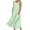 Mint Green, variant on ZhuoLiL Womens Dresses Summer Coffee Dresses New Women's Sleeveless And Linen Round Neck Printed Long Dress