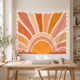 thumbnail image 5 of Boho Sunset Hills with Graphic Desert Mustard Semi, Serene Boho for Boho Decor Lovers, Desert Sunset Wall Art, Graduation Gift, Tapestry Wall Hanging for Bedroom and Dorm, 5 of 7