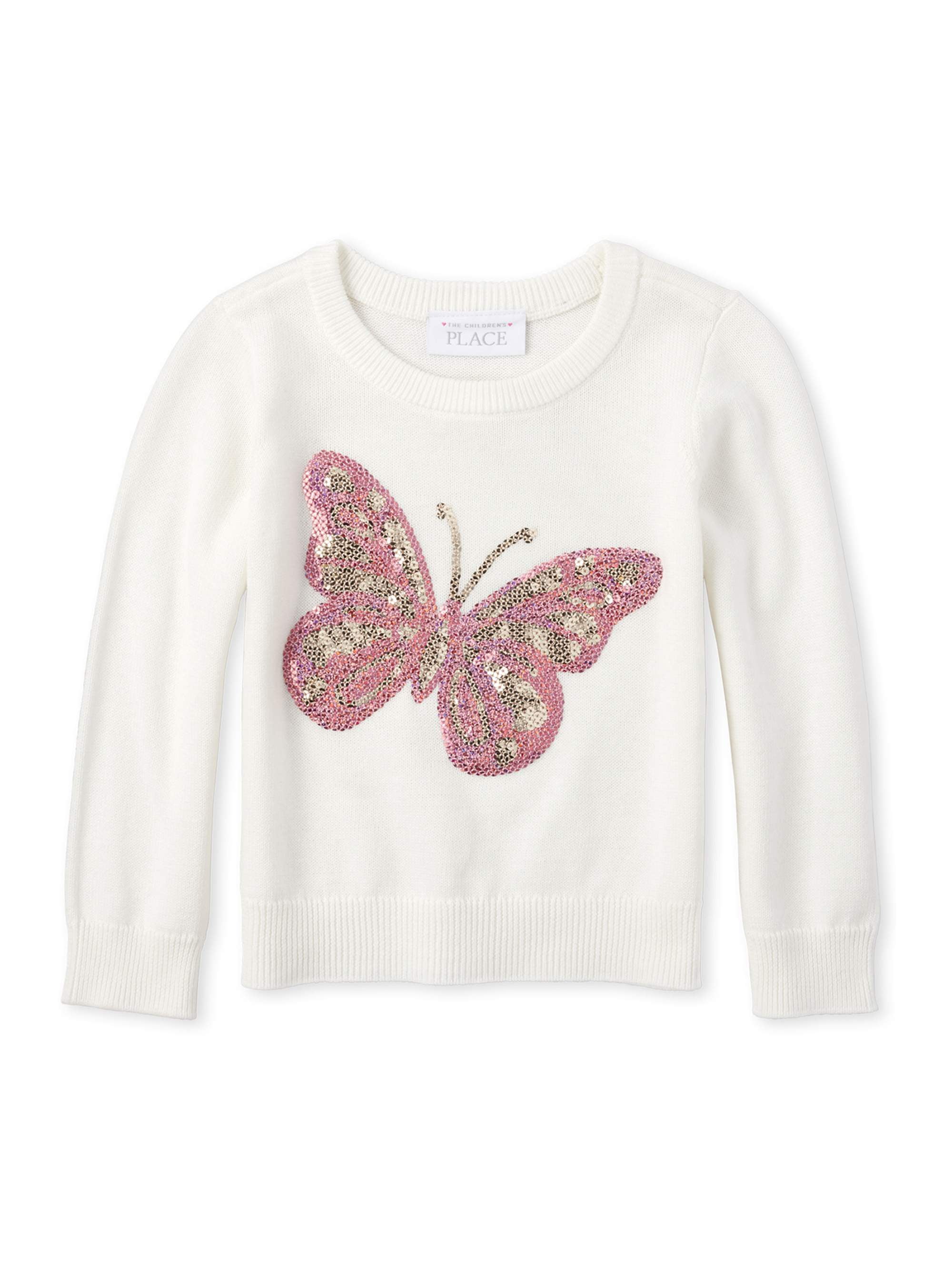 The Childrens Place Girls Toddler Graphic Sweater