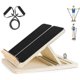 thumbnail image 1 of Professional Incline Board, Wooden Calf Stretcher Incline Board, Adjustable Ankle Incline Board, Stretch Resistance Tube, Port Foldable Design, 1 of 5