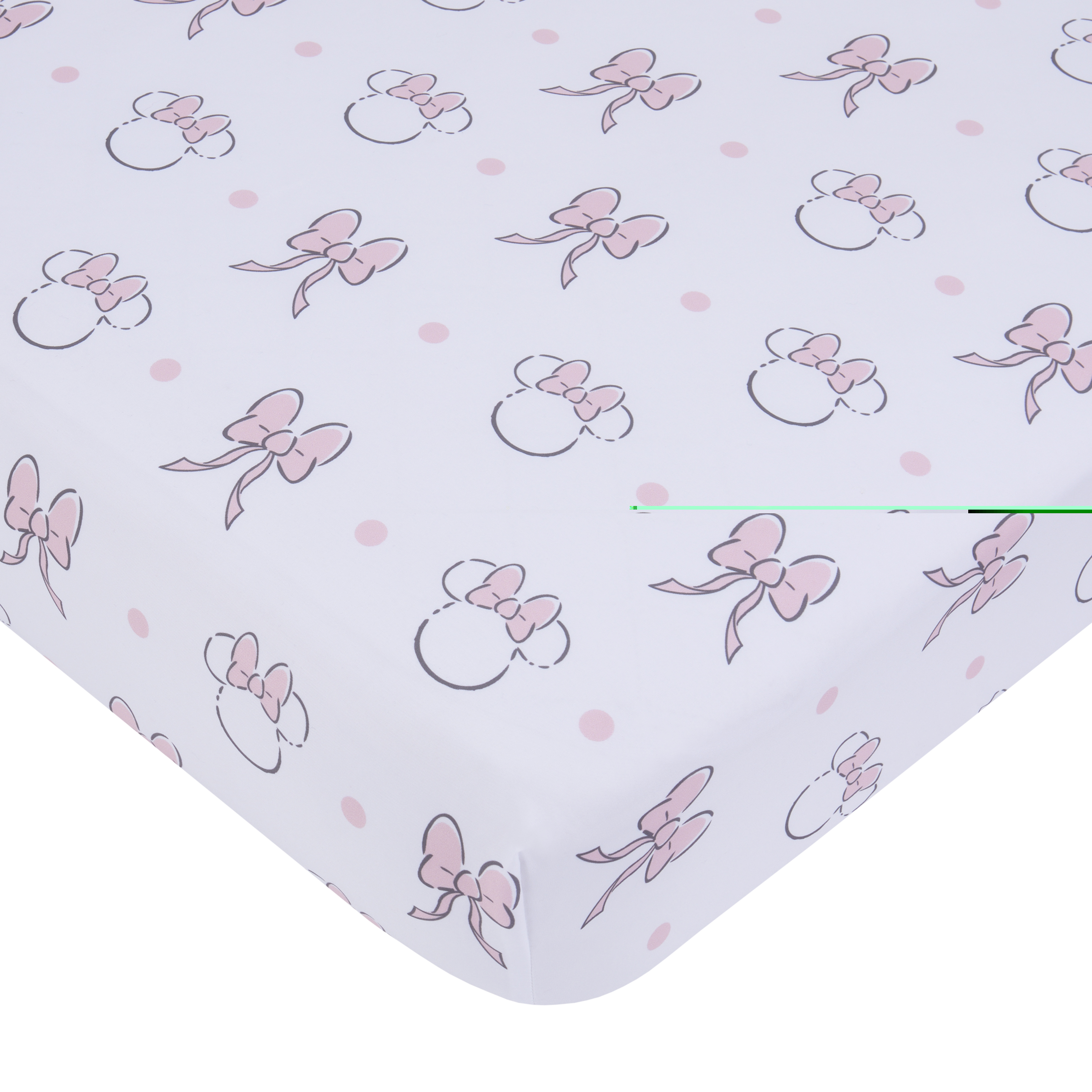 Minnie Mouse Sweet Bows 3 Piece Crib Bedding Set, Infant Girl, Pink